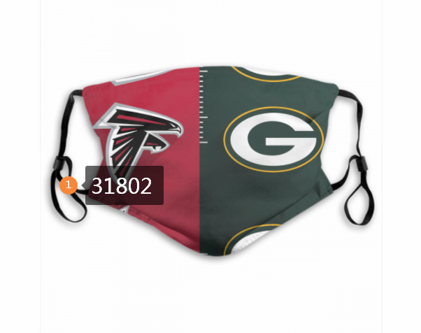 NFL Green Bay Packers  1532020 Dust mask with filter->nfl dust mask->Sports Accessory